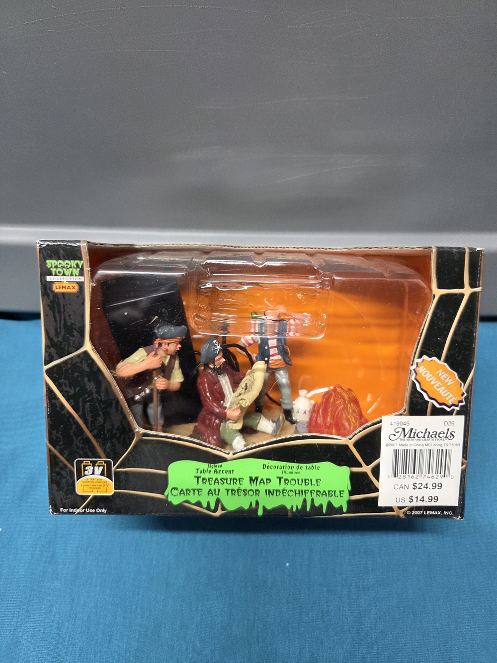 2007 Lemax Spooky Town Treasure Map Trouble #419045 Retired